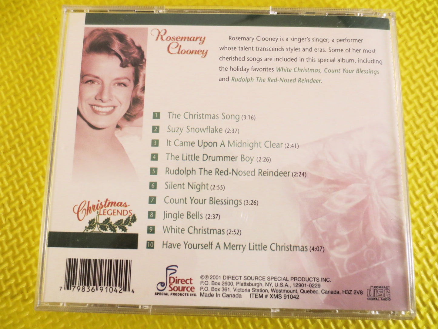 ROSEMARY CLOONEY, CHRISTMAS Cd, Rosemary Clooney Cd, Christmas Album, Christmas Music Cd, Christmas Cd, Christmas Music, Vintage Cd's, Cds