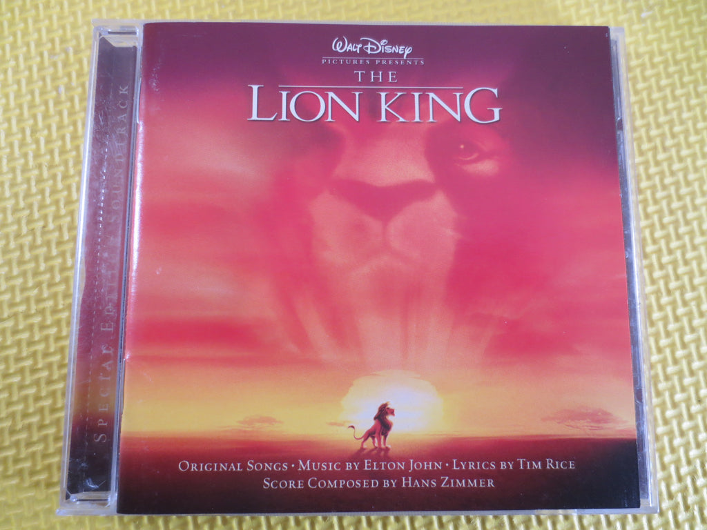 The LION KING, Movie SOUNDTRACK, Walt Disney Music, 1994 Compact Disc, Vintage Cassette