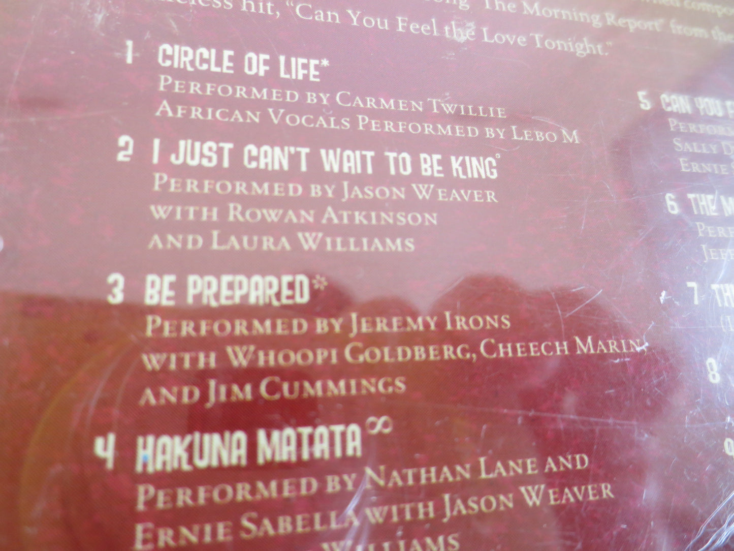 LION KING, Walt DISNEY Cd, Lion King Cd, Lion King Soundtrack, Lion King Songs, Lion King Album, Childrens Cd, Vintage Cd, 2003 Compact Disc