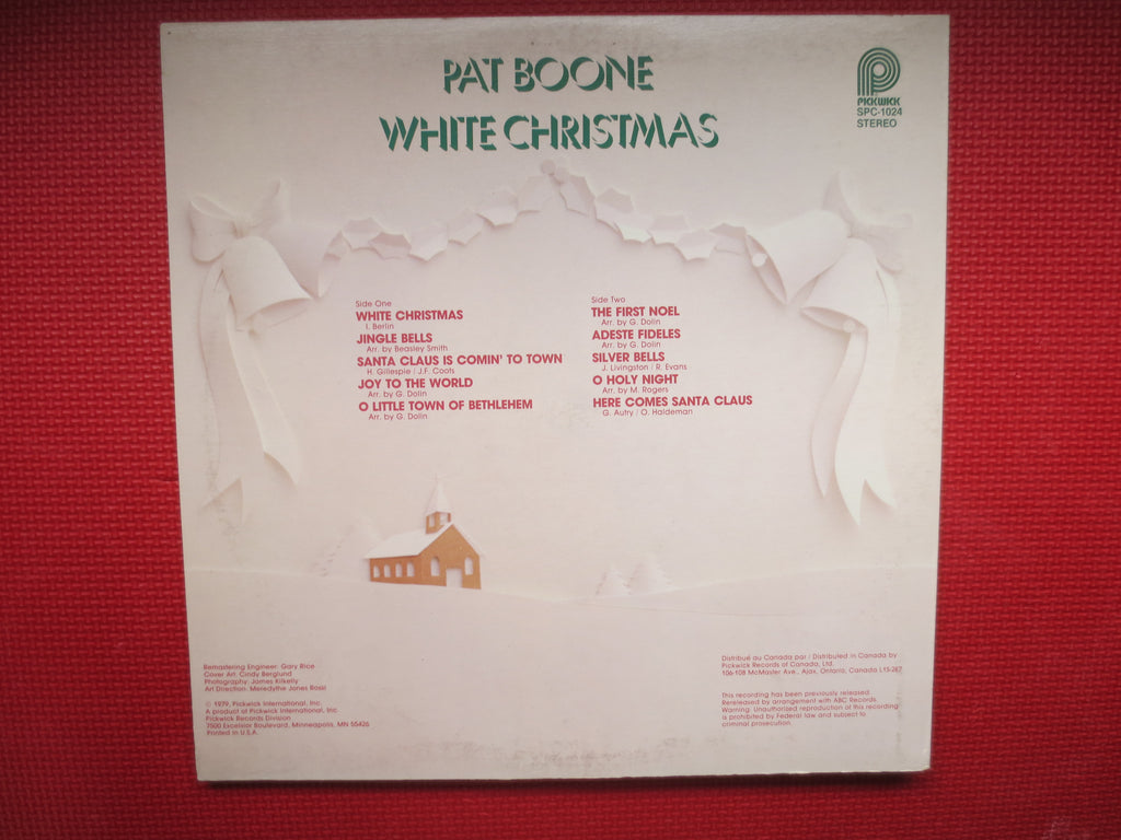 Pat Boone – White Christmas (1979) Vinyl LP