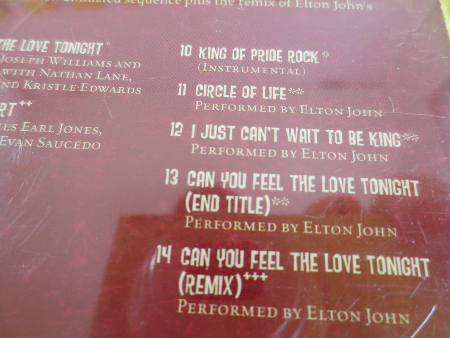 LION KING, Walt DISNEY Cd, Lion King Cd, Lion King Soundtrack, Lion King Songs, Lion King Album, Childrens Cd, Vintage Cd, 2003 Compact Disc