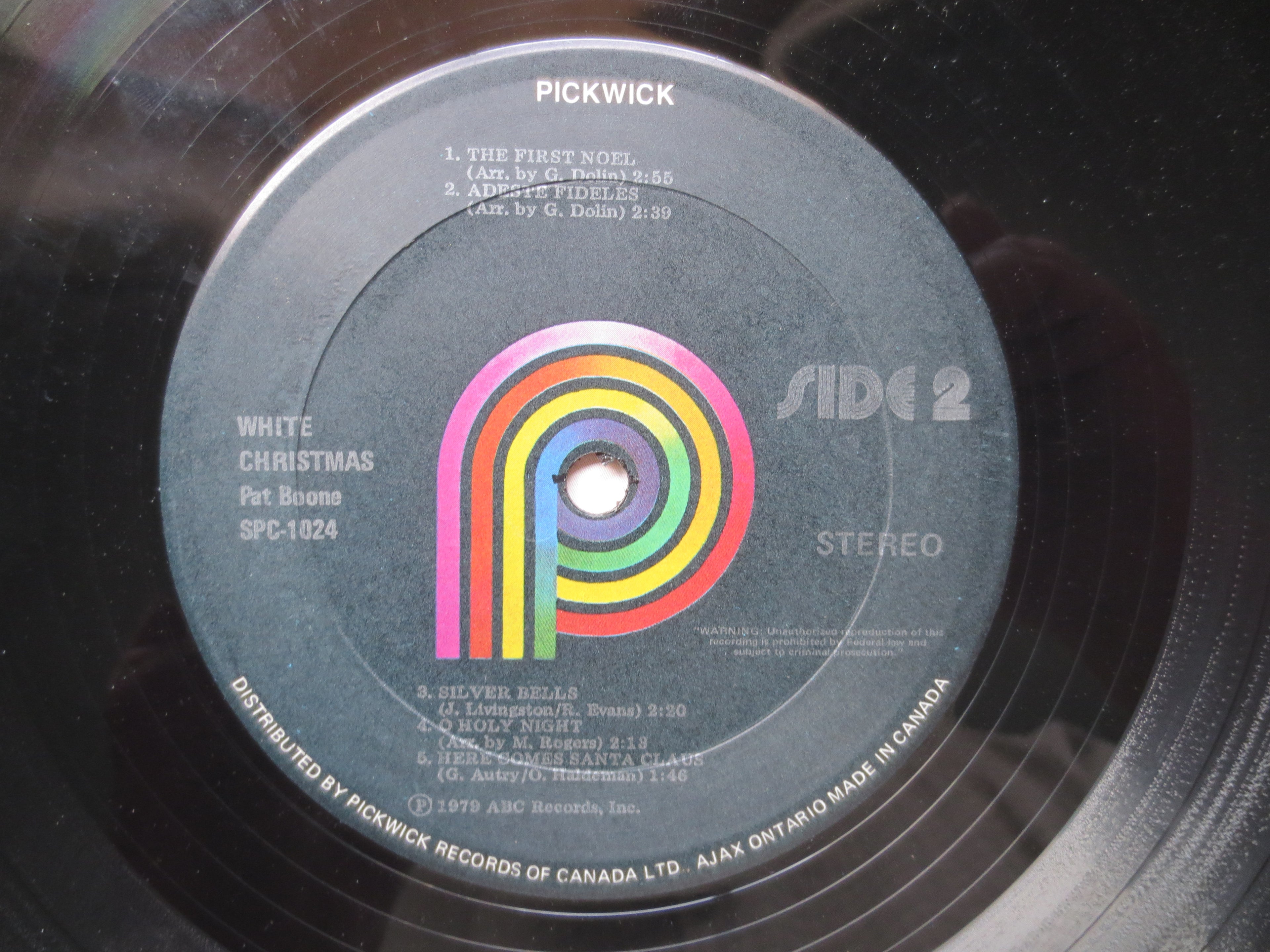 Pat Boone – White Christmas (1979) Vinyl LP