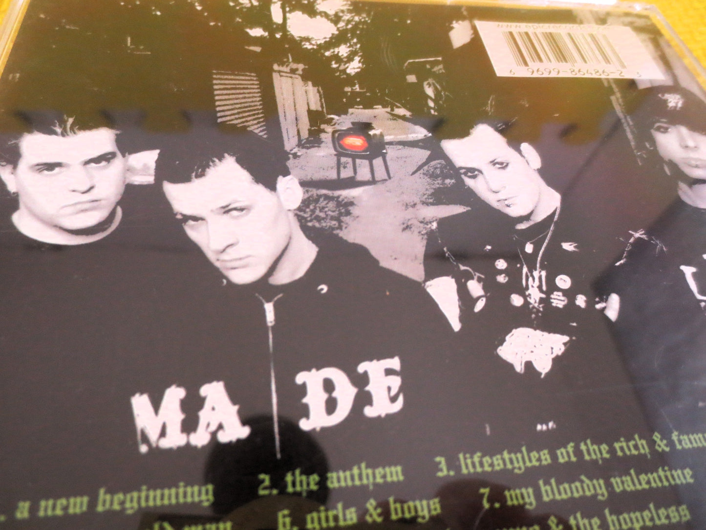 GOOD CHARLOTTE, YOUNG and Hopeless, Good Charlotte Cd, Good Charlotte Album, Good Charlotte Music, Grunge Cd, 2002 Compact Disc