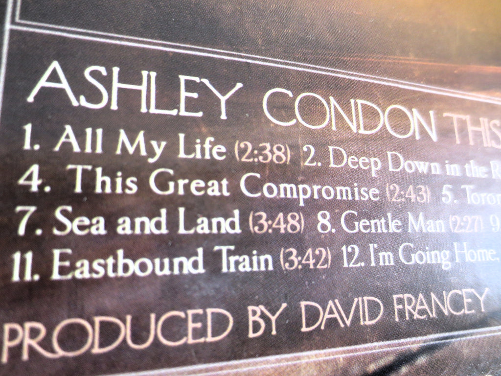 ASHLEY CONDON, Great COMPROMISE, Country Music, 2005 Compact Disc, Vintage Cd