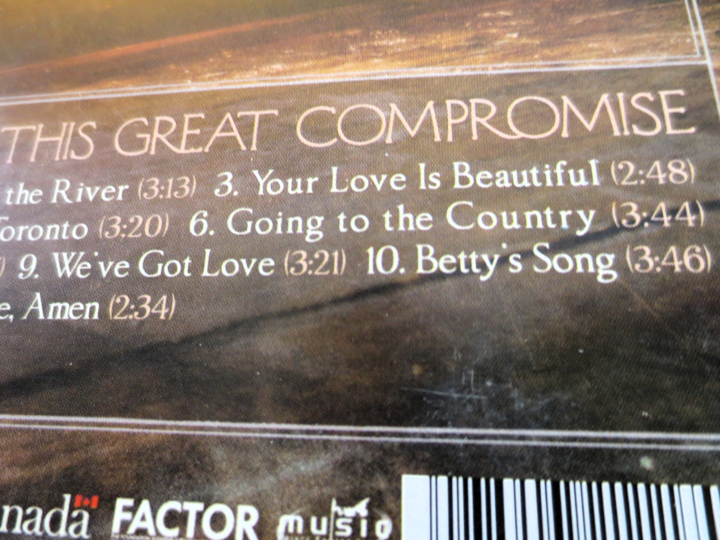 ASHLEY CONDON, Great COMPROMISE, Country Music, 2005 Compact Disc, Vintage Cd
