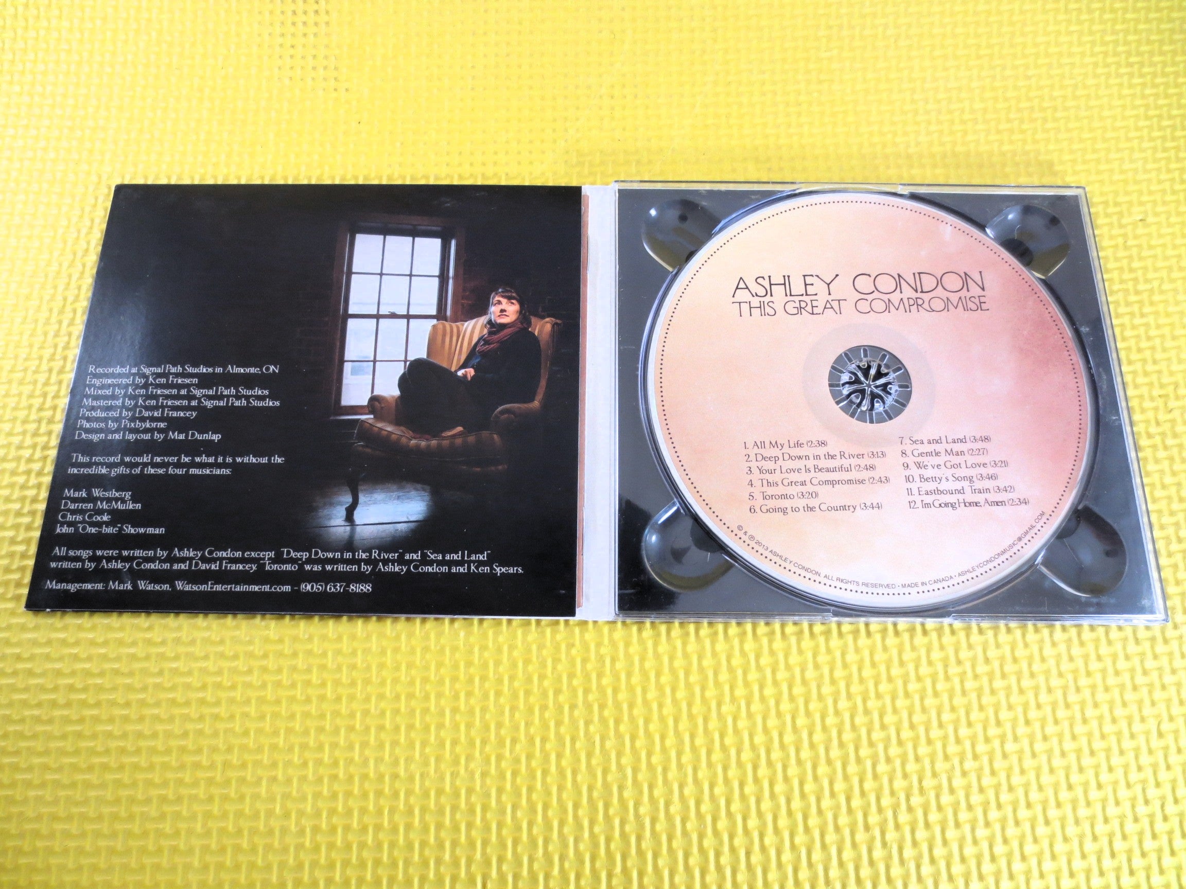 ASHLEY CONDON, Great COMPROMISE, Country Music, 2005 Compact Disc, Vintage Cd