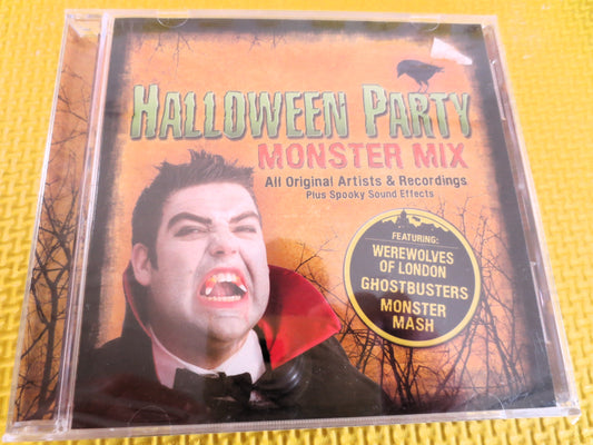 HALLOWEEN PARTY, MONSTER Mix, Horror Songs, Halloween Cd, Halloween Music, Halloween Song, Halloween Compact Disc, Halloween Cd