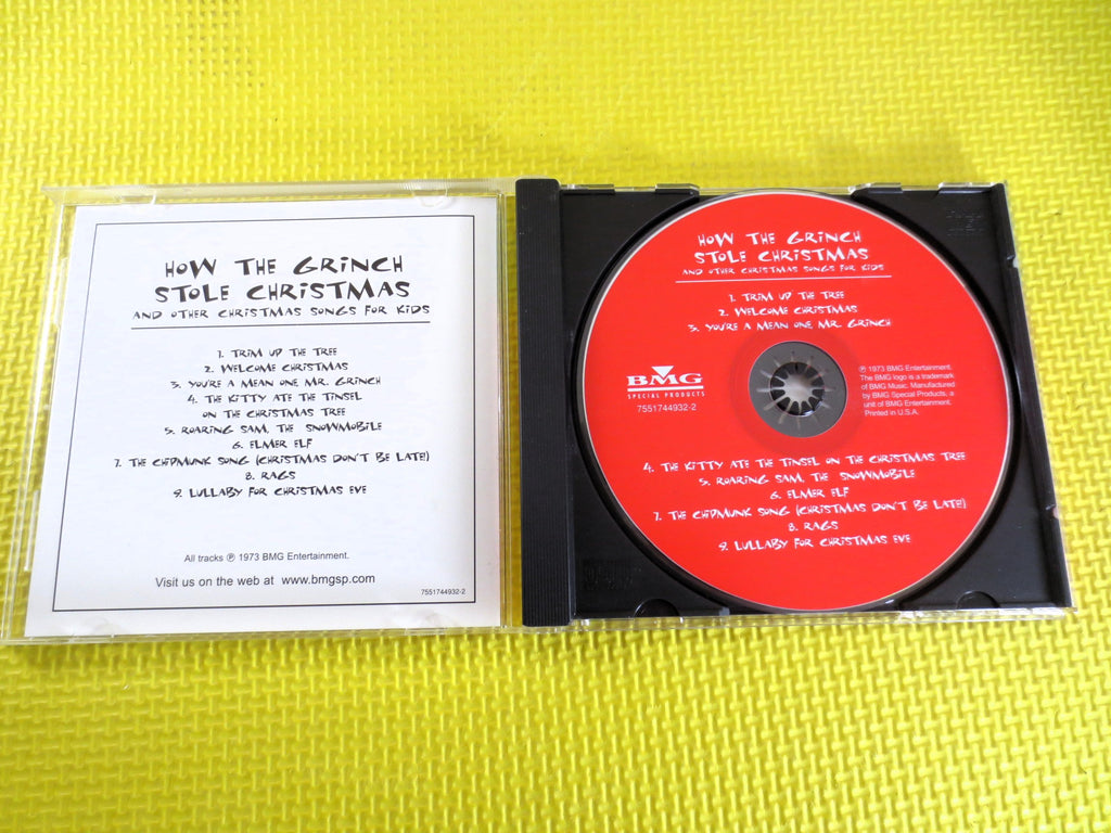 How the Grinch Stole Christmas, Kids Music, 1985 Compact Disc, Vintage Cd