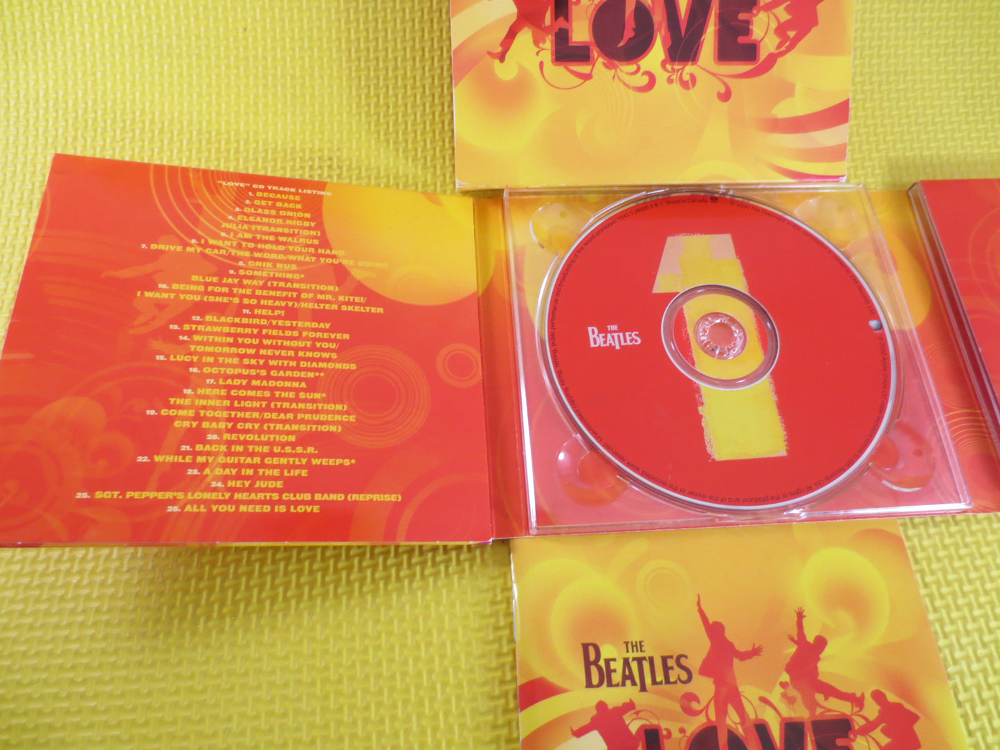 The BEATLES, LOVE, 2 Discs, The BEATLES Cd, Love Cd, The Beatles Lp, The Beatles Album, The Beatles Hits Cd, 2006 Compact Disc
