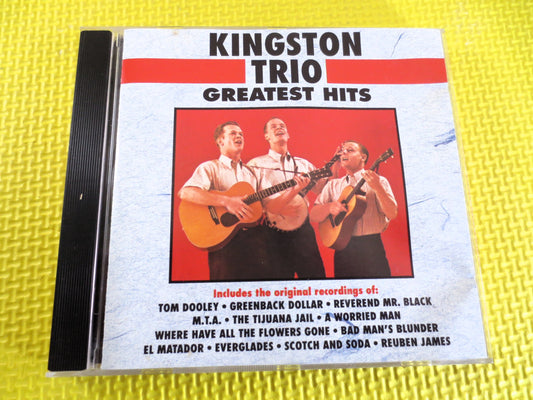 KINGSTON TRIO, GREATEST Hits, Kingston Trio Cd, Kingston Lp, Kingston Trio Albums, Kingston Trio Music, Cd, Vintage Cds, 1990 Compact Disc