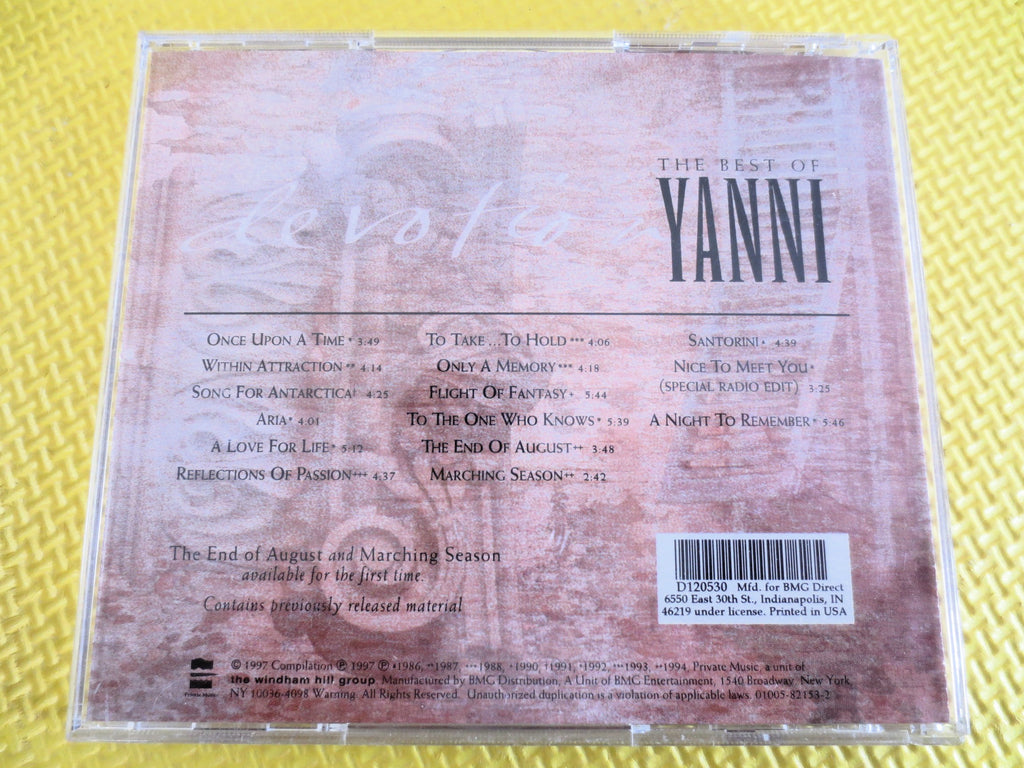 Yanni – Devotion: The Best of Yanni (1997) CD