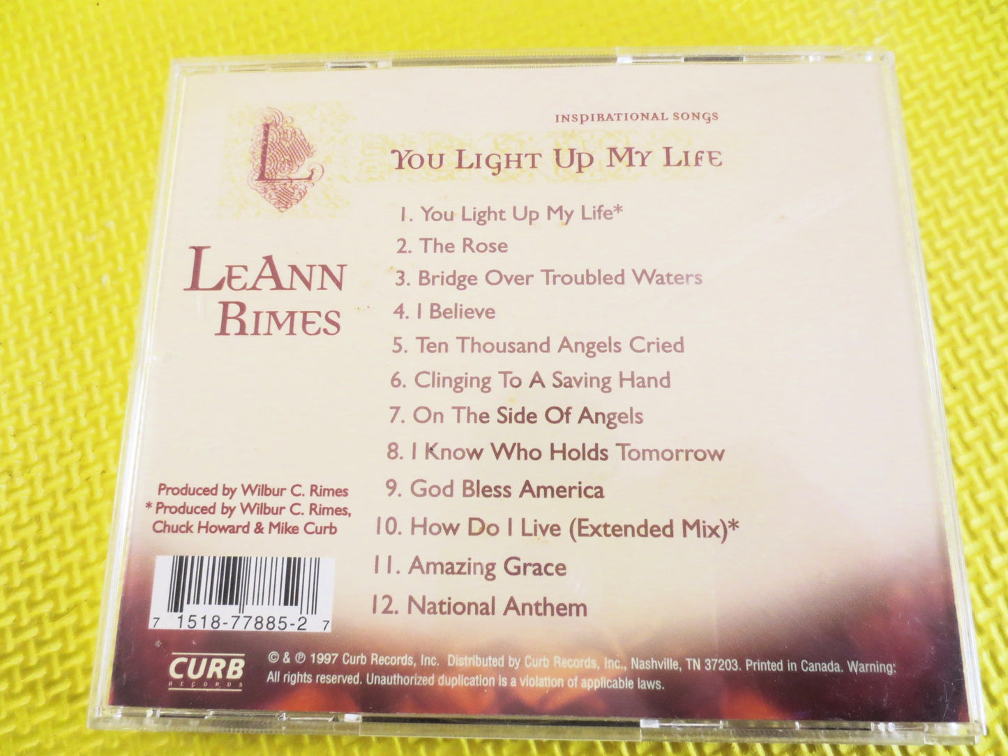 LEANN RIMES, LIGHT Up My Life, Leann Rimes Cd, Leann Rimes Album, Leann Rimes, Country Cd, Leann Rimes Songs, Vintage Cd, 1997 Compact Disc