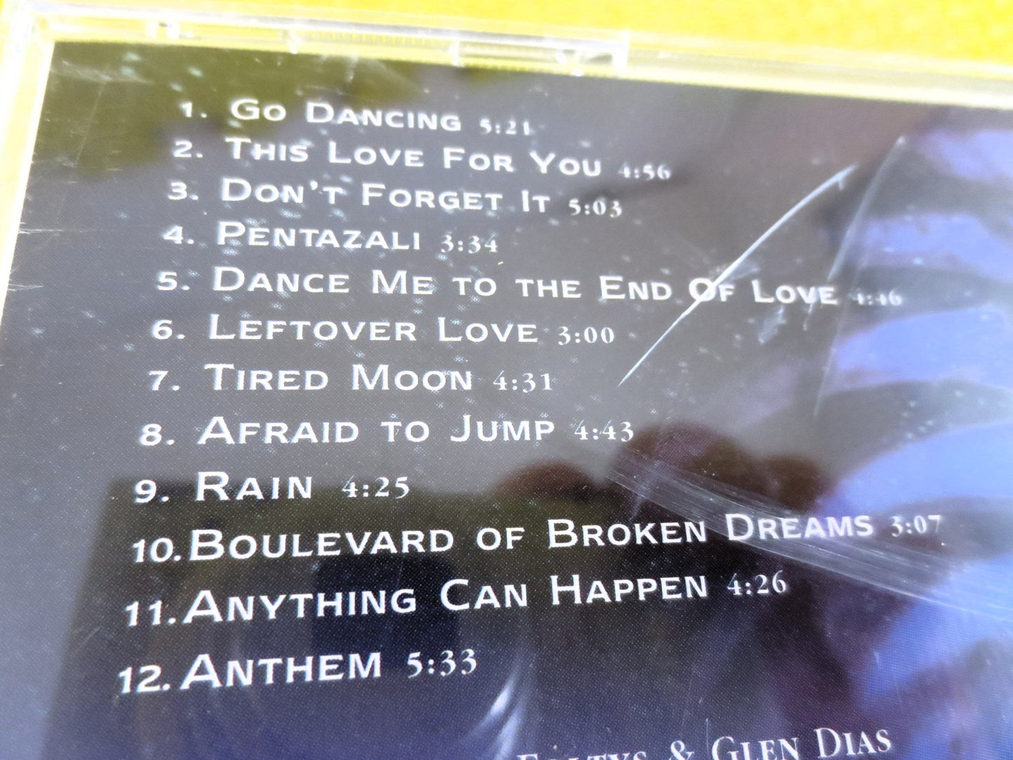 GLEN DIAS, Tip of the ICEBERG, Glen Dias Cd, Glen Dias Album, Glen Dias Song, Glen Dias Music, Glen Dias Hits, Vintage Cd, 1998 Compact Disc
