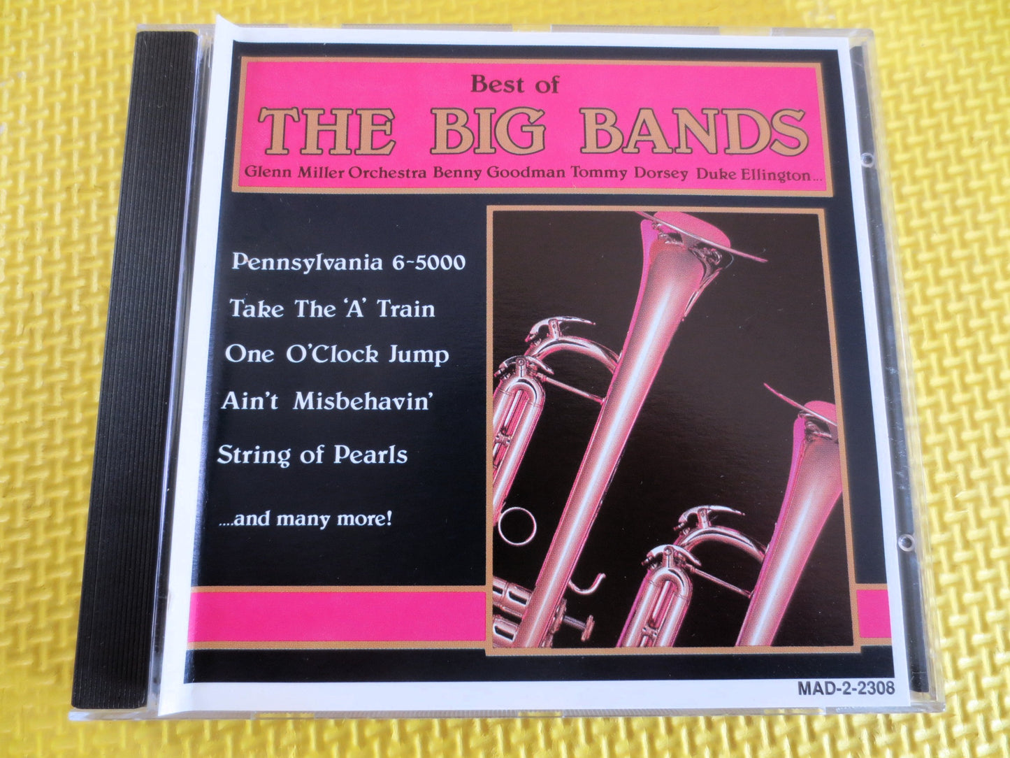 BIG BANDS, BEST of Hits, Glenn Miller Cd, Woody Herman Cd, Benny Goodman Cd, Tommy Dorsey, Count Basie Cd, Vintage Cd's, 1985 Compact Discs