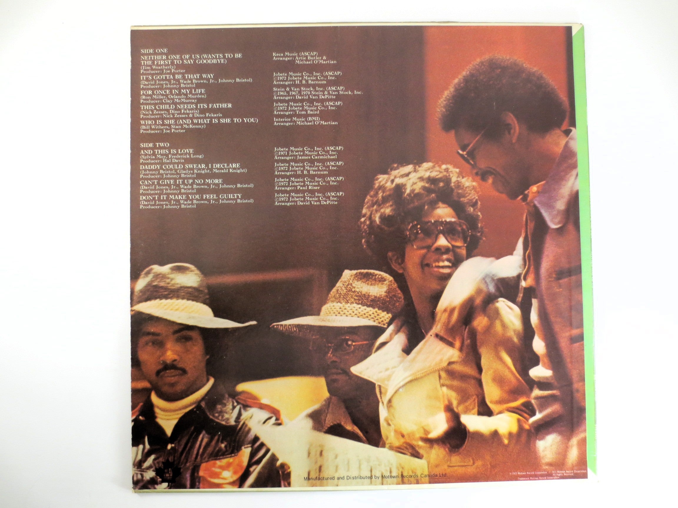 GLADYS KNIGHT and The PIPS, Neither One of Us, Vintage Album, 1973 Record, Vinyl Lp