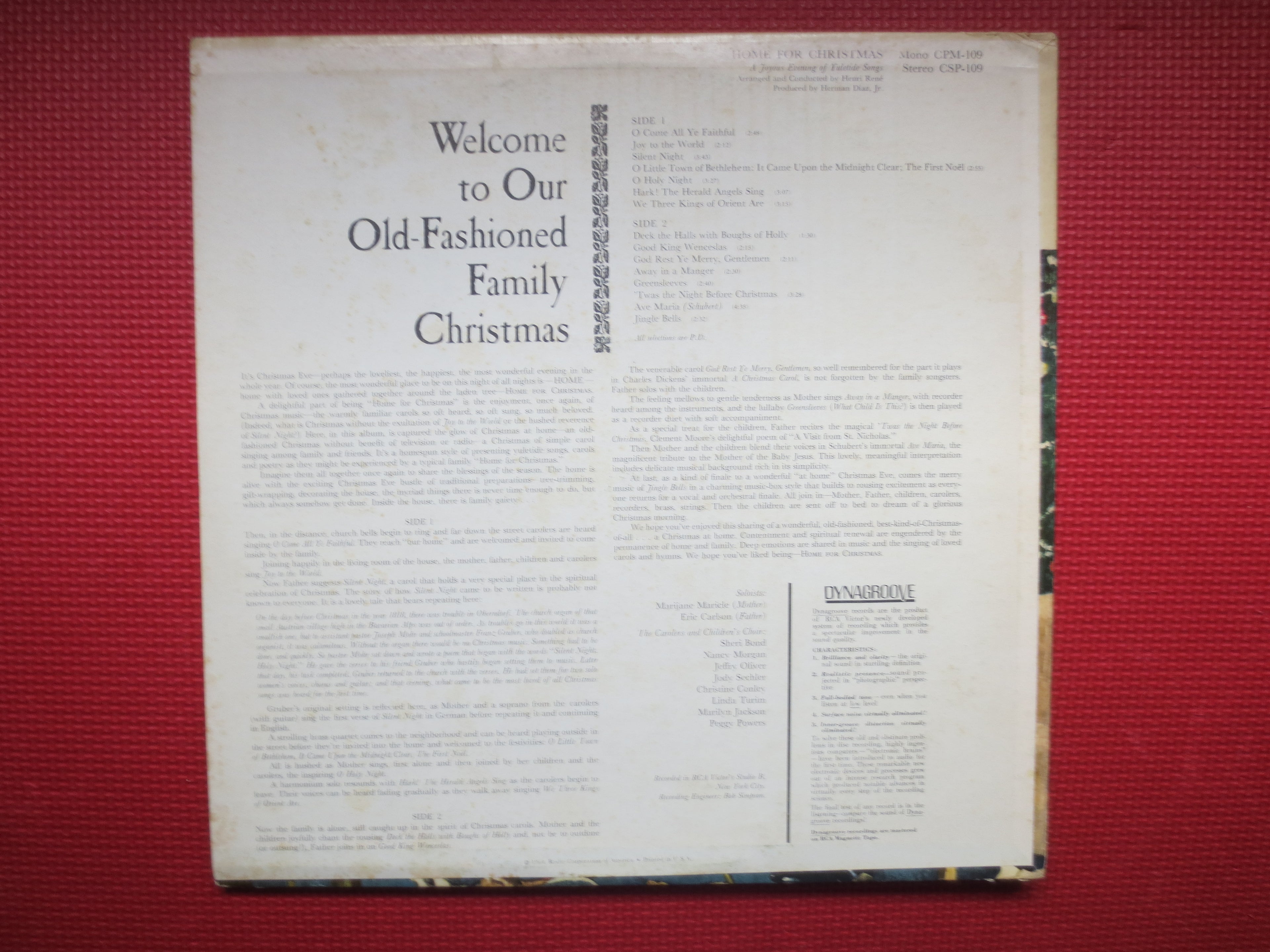 CHRISTMAS Album, HOME for CHRISTMAS, Christmas Records, Christmas, Christmas Music, Christmas Lp, Choir Lp, 1964 Record