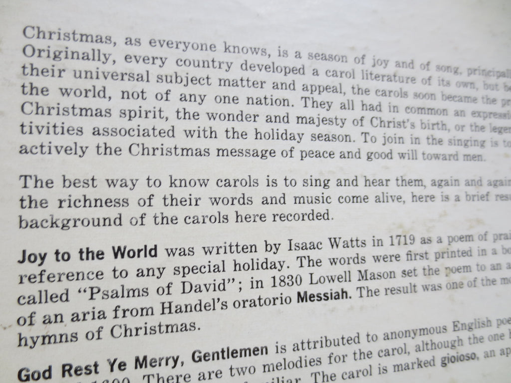 JOHN MCCARTHY, CHRISTMAS Album, John McCarthy Record, Christmas Records, Christmas Lps, John McCarthy Albums, 1961 Records