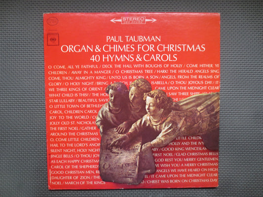 Vintage Records, PAUL TAUBMAN, CHRISTMAS, Organ and Chimes, Christmas Record, Christmas Vinyl, Christmas Lp, Christmas Song, 1963 Records