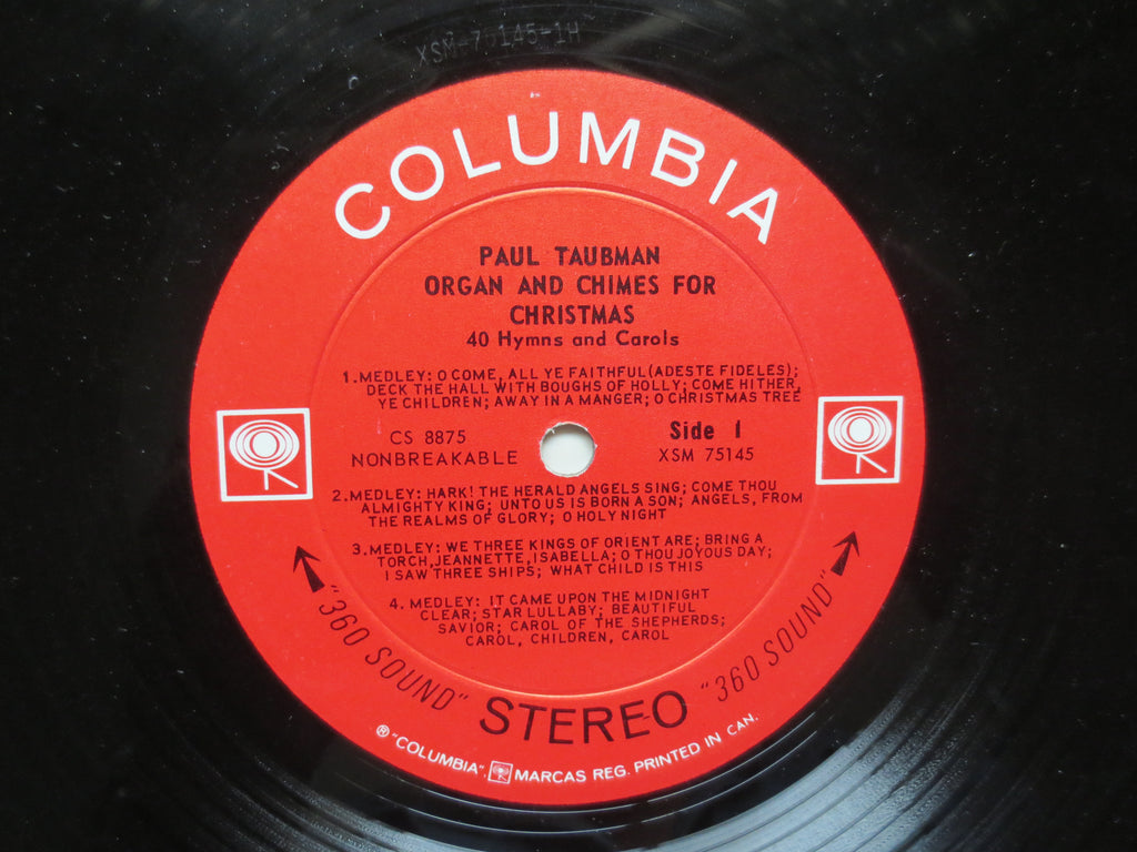 Paul Taubman – Organ and Chimes Christmas (1963) Vinyl LP