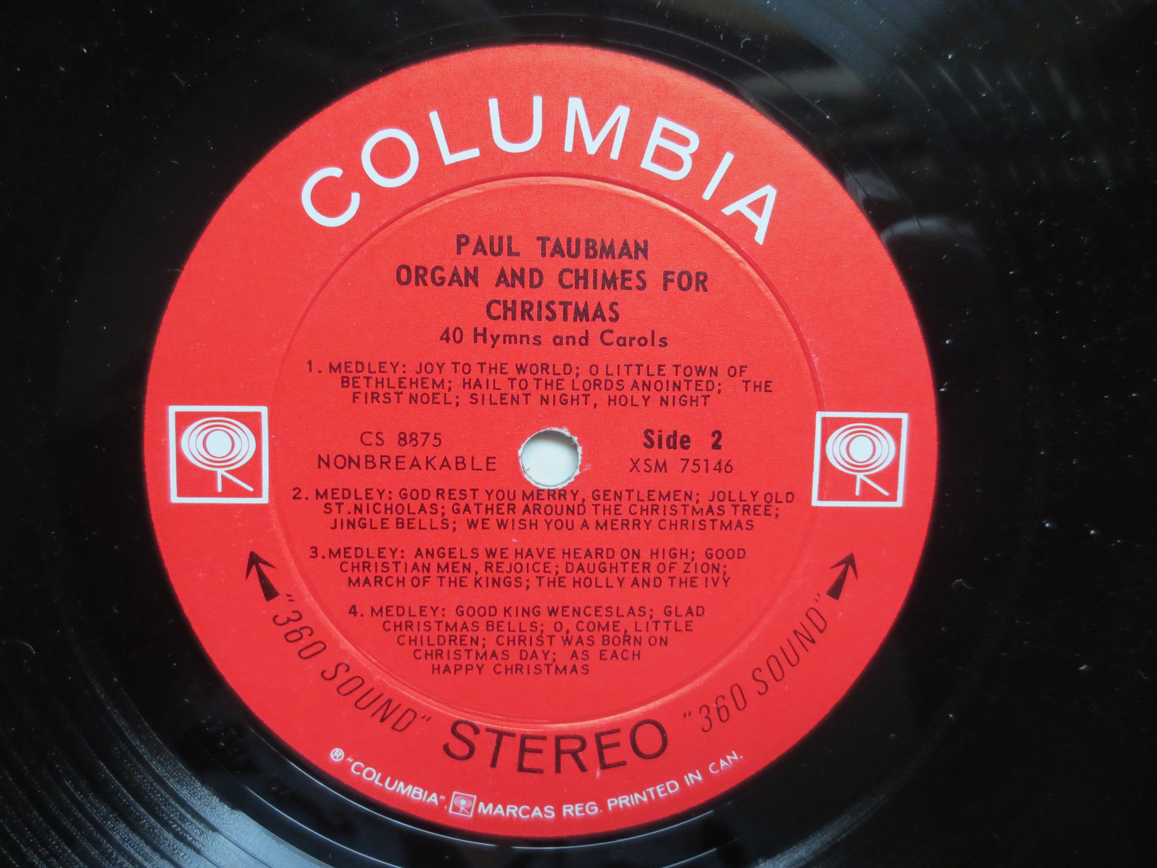 Paul Taubman – Organ and Chimes Christmas (1963) Vinyl LP