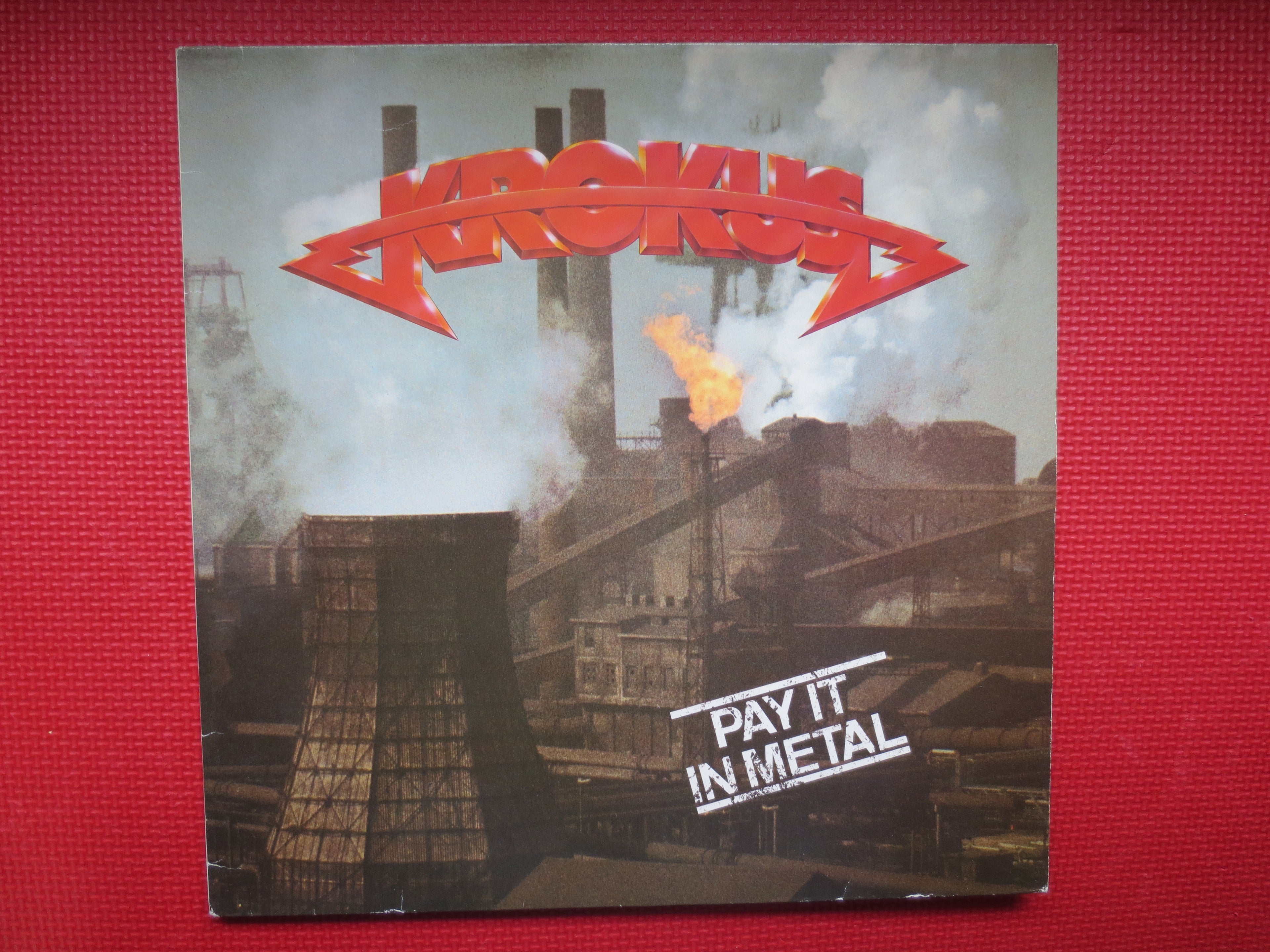 KROKUS, Pay it in METAL, KROKUS Albums, Krokus Record, Krokus Lp, Heavy Metal Record, Hard Rock Record, Vinyl, 1978 Records