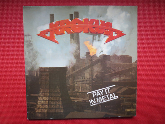KROKUS, Pay it in METAL, KROKUS Albums, Krokus Record, Krokus Lp, Heavy Metal Record, Hard Rock Record, Vinyl, 1978 Records