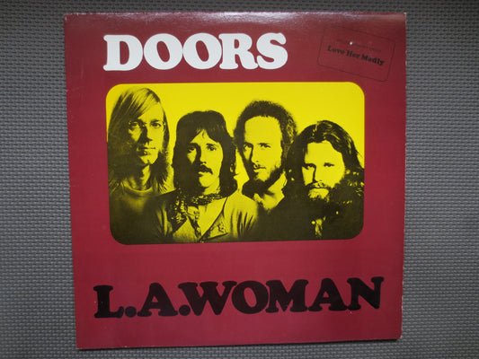 The DOORS, L A WOMAN, The DOORS Album, The Doors Record, The Doors Lp, Rock Record, Rock Album, Rock Lp, Lps, 1980 Records