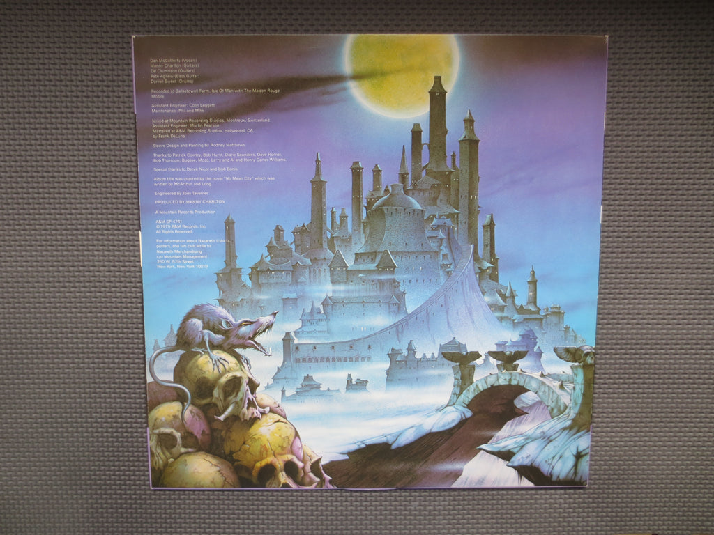 NAZARETH, No Mean City, Vintage Album, 1979 Record, Vinyl Lp