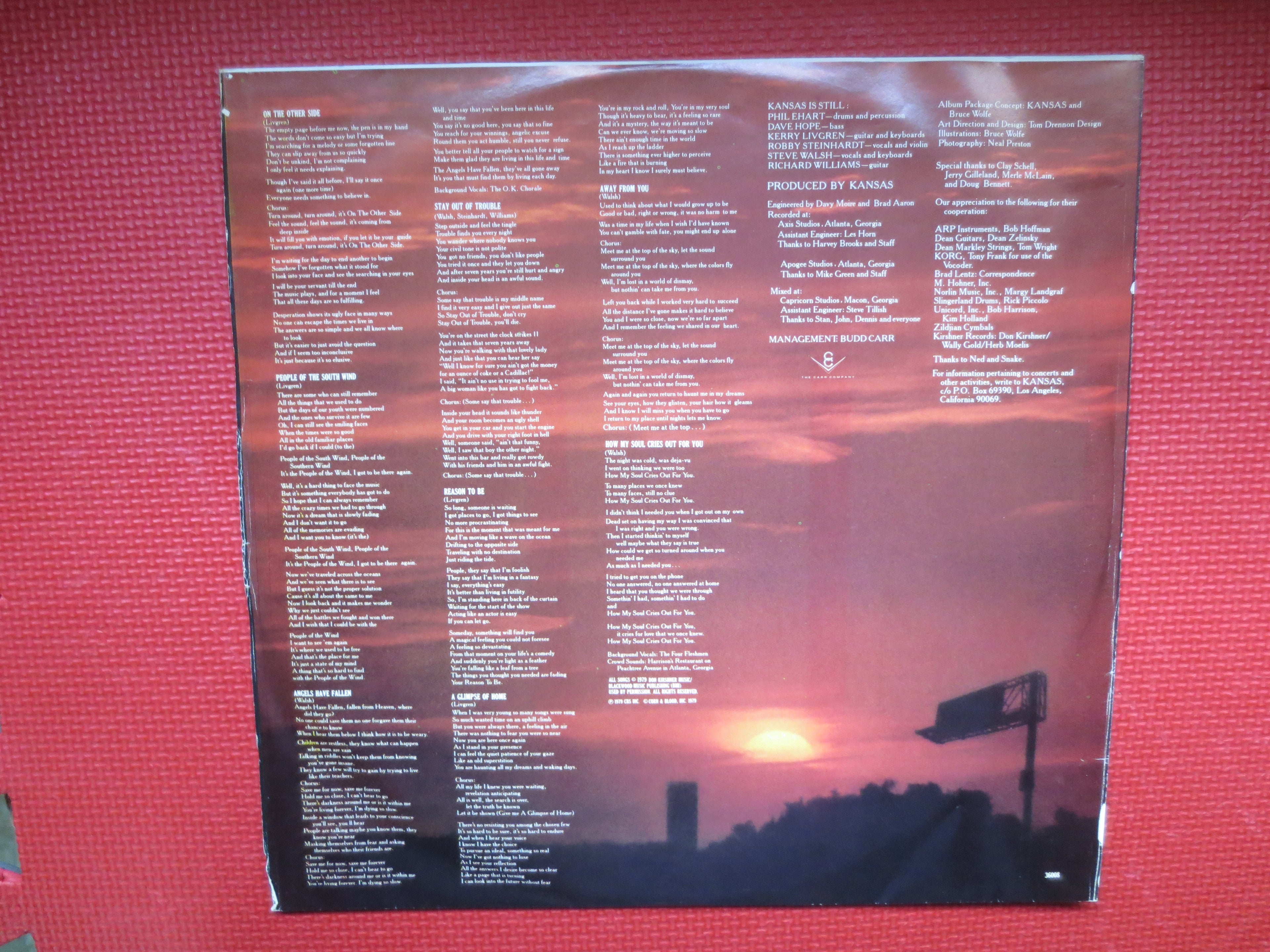 Kansas – Monolith (1979) Vinyl LP
