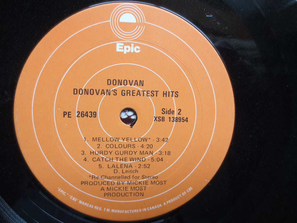 Donovan – Donovan's Greatest Hits (1969) Vinyl LP