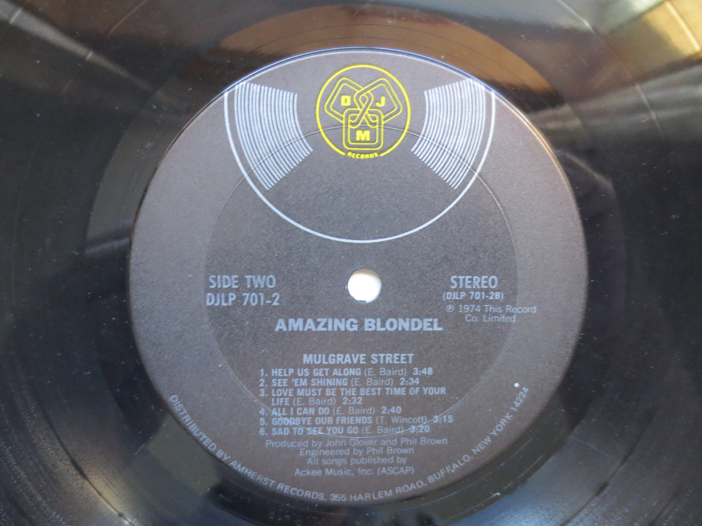 AMAZING BLONDEL, MULGRAVE Street, Amazing Blondel Lp, Folk Albums, Folk Rock Lp, Folk Records, Rock Albums, 1976 Records