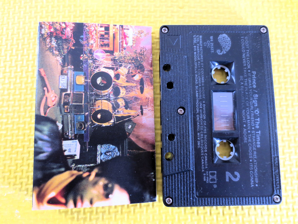 PRINCE, Sign O' The Times, 1987 Cassette Tape, Vintage Cassette