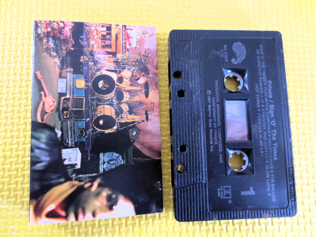 PRINCE, Sign O' The Times, 1987 Cassette Tape, Vintage Cassette