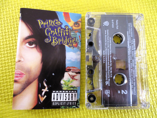PRINCE, GRAFFITI BRIDE, Prince Tape, Prince Album, Tape Cassette, Prince Cassette, Prince Hits, Cassette Music, Cassette Tape, 1990 Cassette