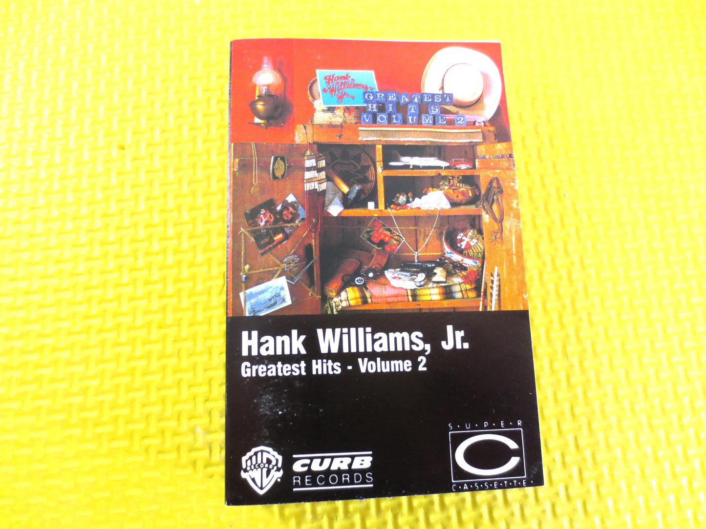 HANK WILLIAMS Jr, GREATEST Hits, Volume 2, Hank Williams Tape, Hank Williams Album, Tape Cassette, Country Cassette, Cassette