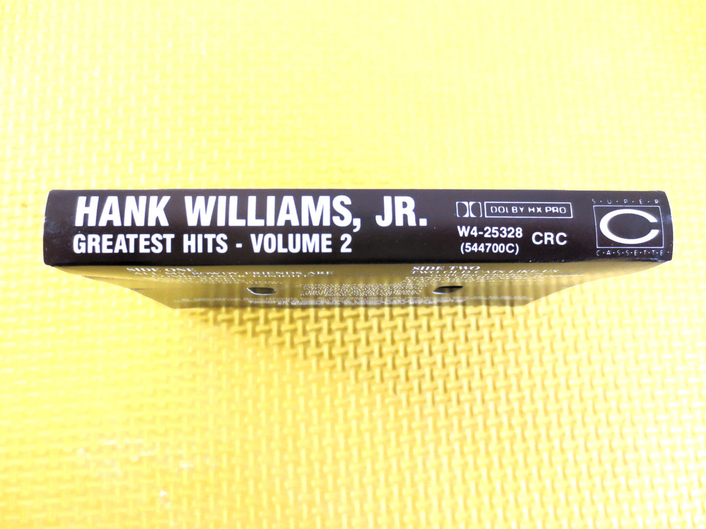 HANK WILLIAMS Jr, GREATEST Hits, Volume 2, Hank Williams Tape, Hank Williams Album, Tape Cassette, Country Cassette, Cassette