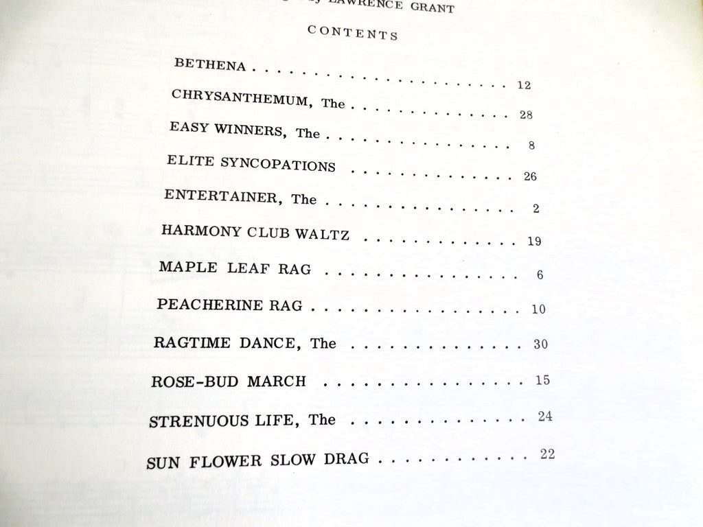 Scott Joplin – King of Ragtime Sheet Music Book (Piano)