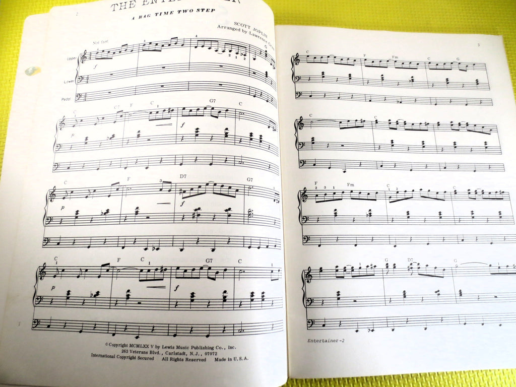 Scott Joplin – King of Ragtime Sheet Music Book (Piano)