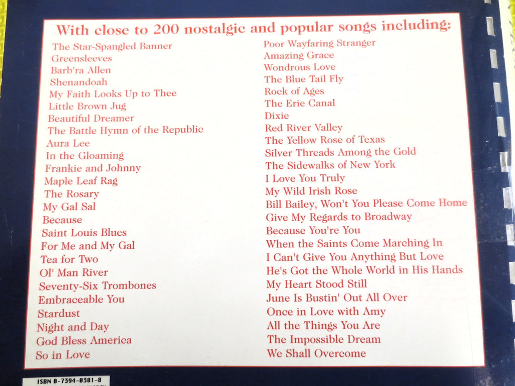 Best-Loved Songs of the American People – Sheet Music Book (Piano/Vocal)