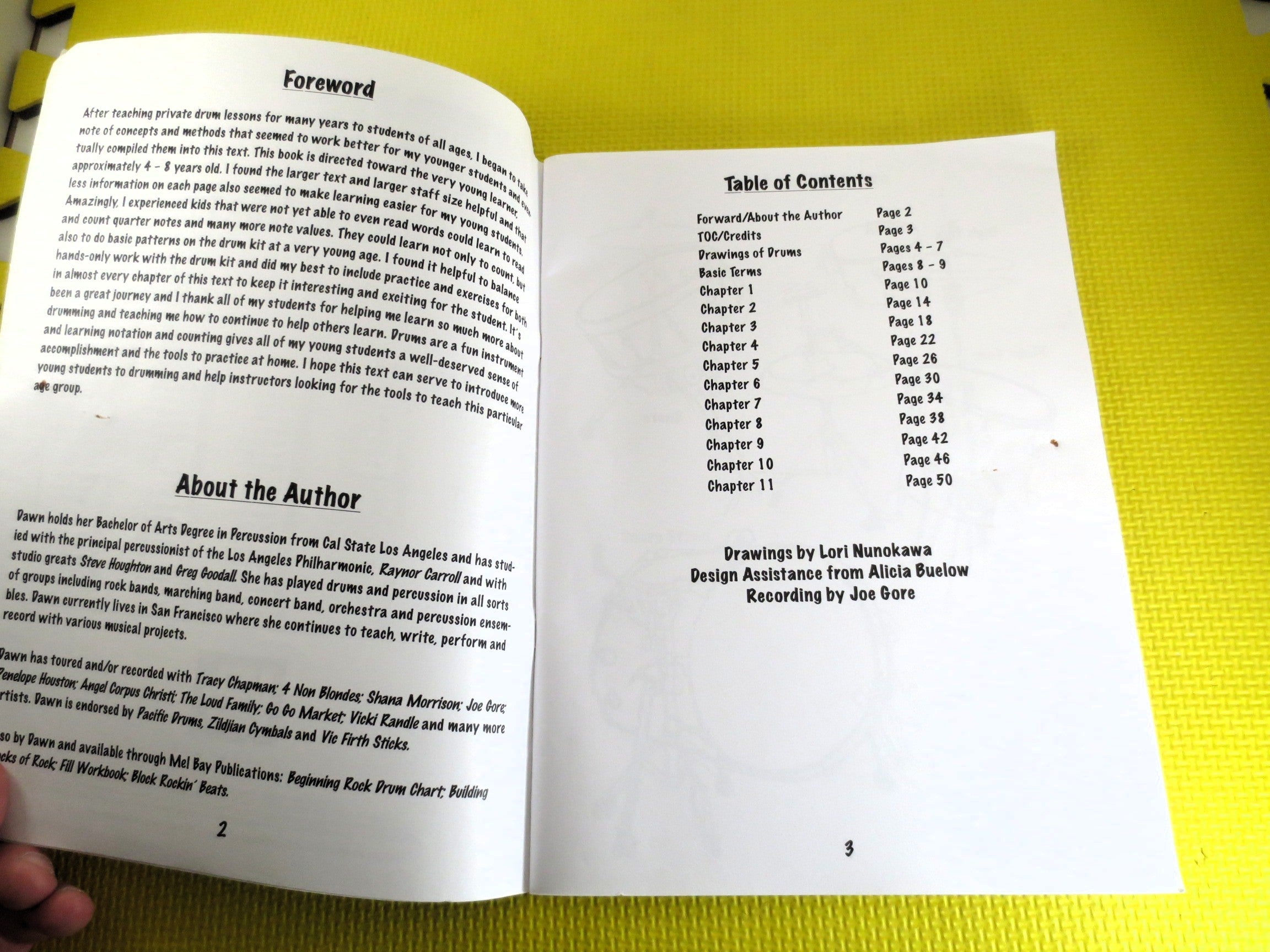 Kid’s Rock Drum Method – Sheet Music Instruction Book
