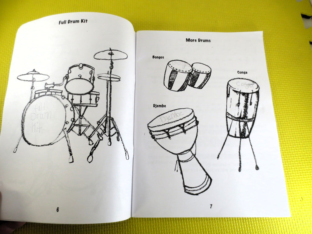 Kid’s Rock Drum Method – Sheet Music Instruction Book