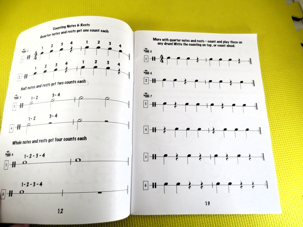 Kid’s Rock Drum Method – Sheet Music Instruction Book