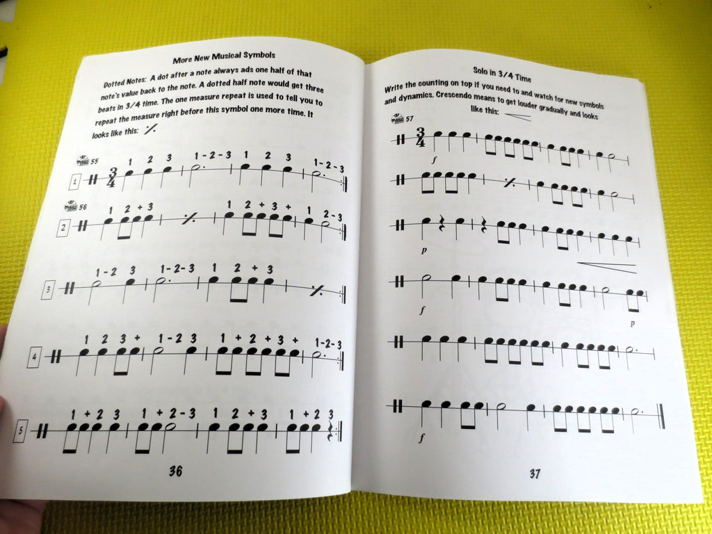 Kid’s Rock Drum Method – Sheet Music Instruction Book