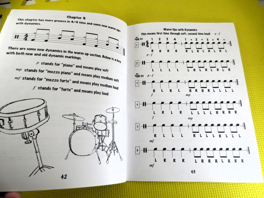 Kid’s Rock Drum Method – Sheet Music Instruction Book