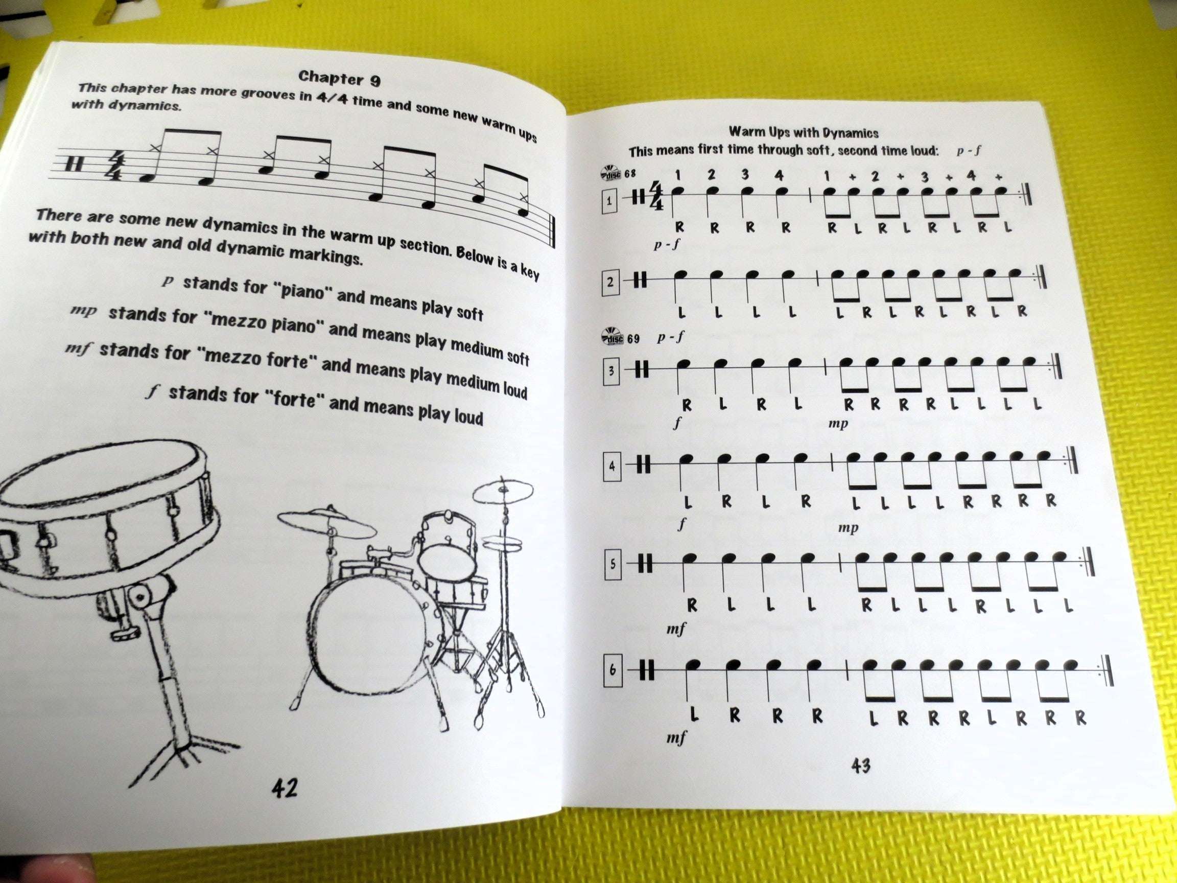 Kid’s Rock Drum Method – Sheet Music Instruction Book
