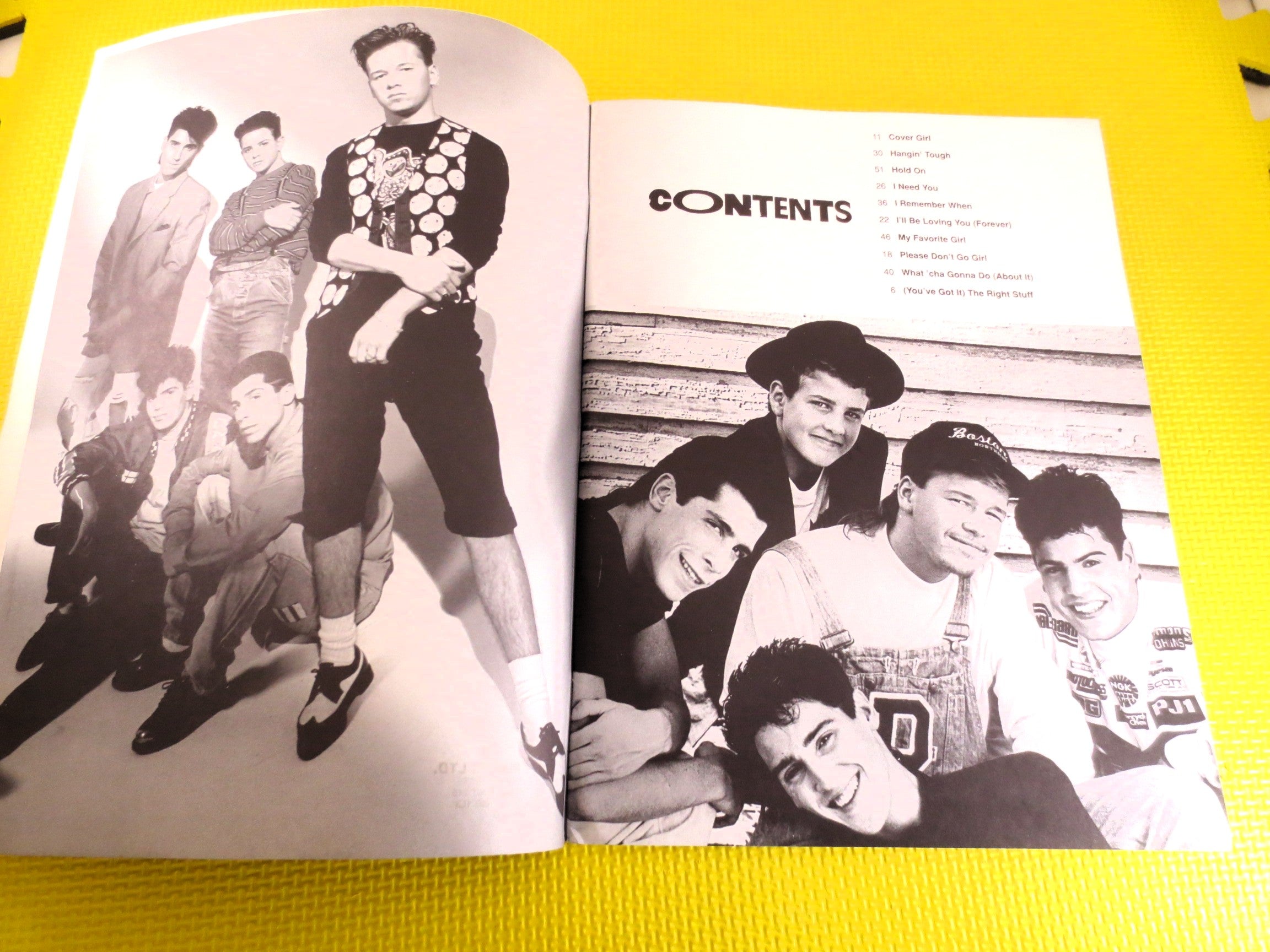 New Kids on the Block – Hangin’ Tough Sheet Music Book (1989)