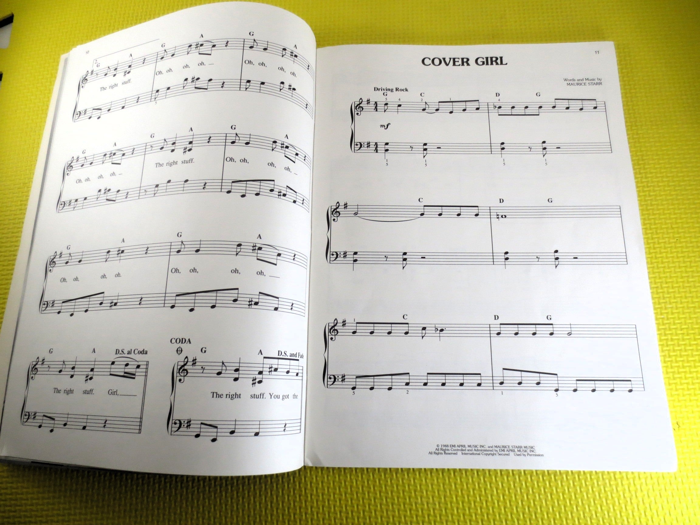 New Kids on the Block – Hangin’ Tough Sheet Music Book (1989)