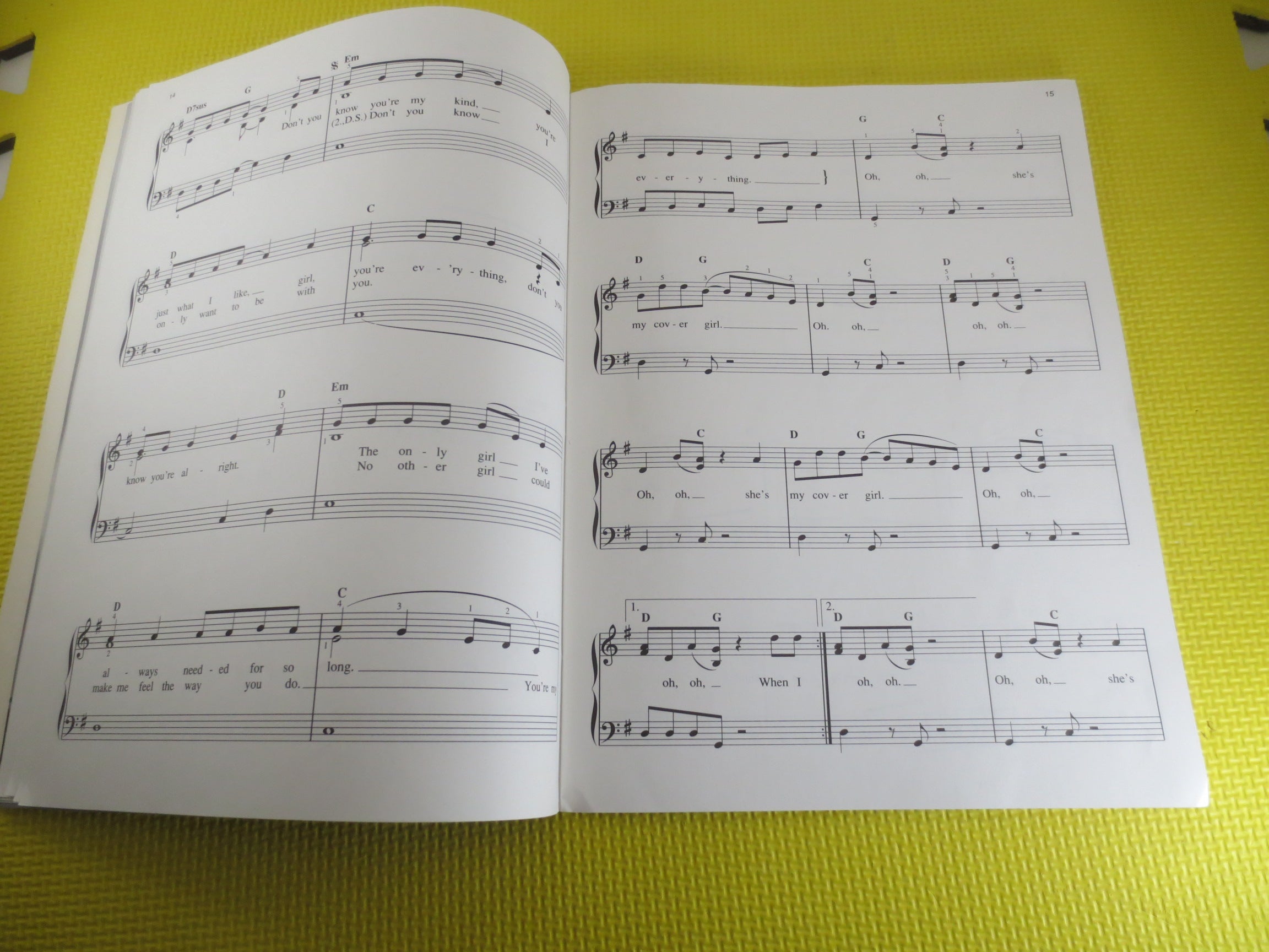 New Kids on the Block – Hangin’ Tough Sheet Music Book (1989)