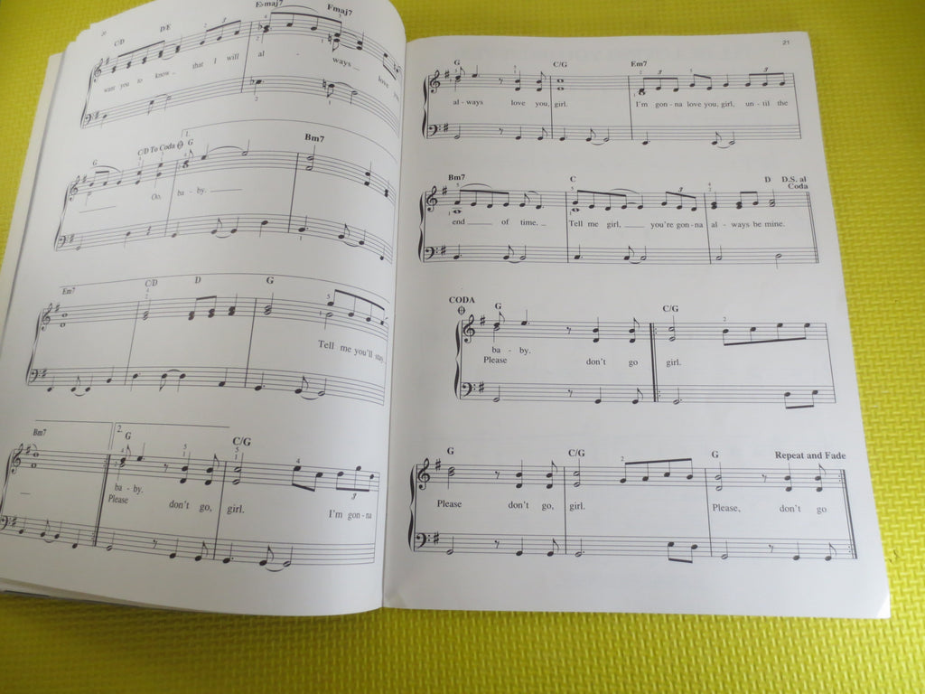 New Kids on the Block – Hangin’ Tough Sheet Music Book (1989)