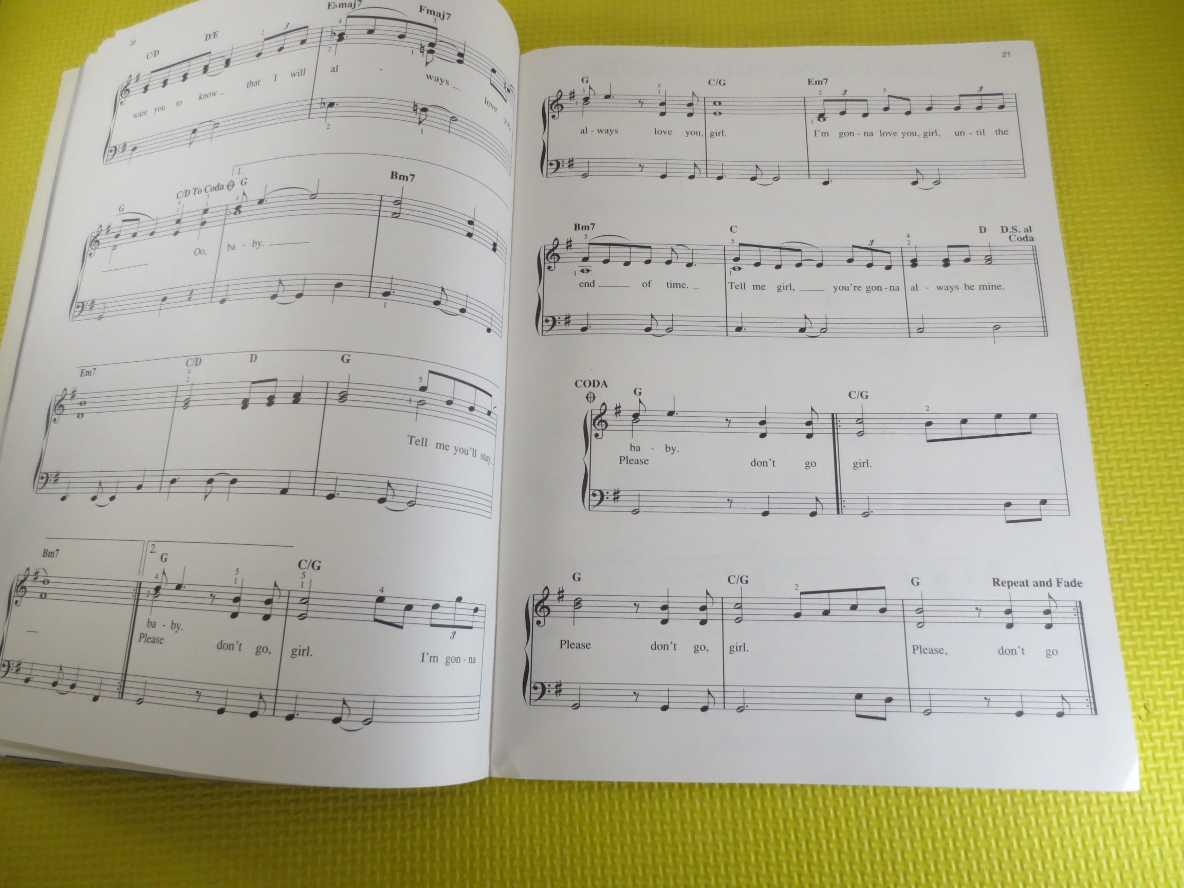 New Kids on the Block – Hangin’ Tough Sheet Music Book (1989)